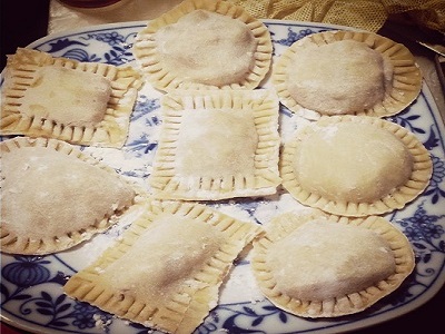 homemade ravioli